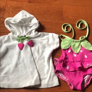 Florence Eisemen 9mo bathing suit  coverup cy5